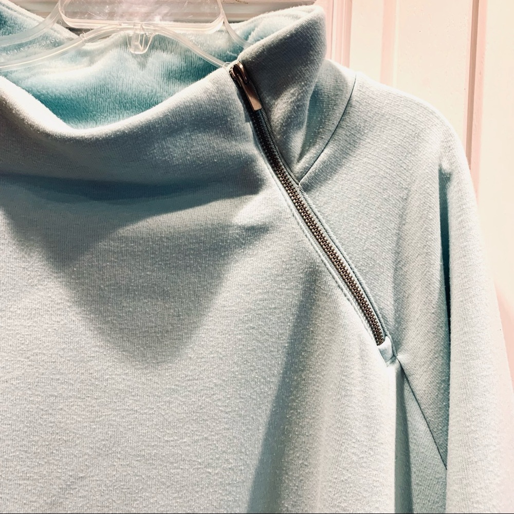 MTA Sport Teal Fleece‎ Top 3X - Picture 2 of 10